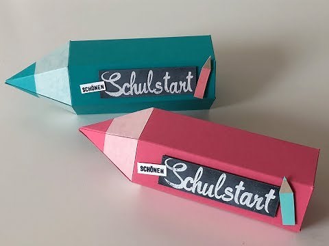 Tutorial Stift-Box zur Einschulung
