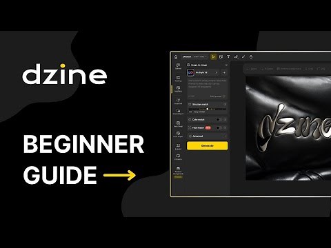 Getting started with Dzine AI: A guide for beginners