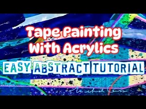 Large Abstract Acrylic Painting | Full Process + Color Layering & Texture Techniques