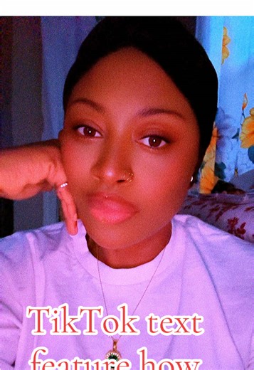 TikTok Text feature how to use it 🫶🏽#tiktoktext #tiktoktextfeature #fyp #tiktoktrend