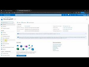 Azure App Registration and Microsoft Graph API