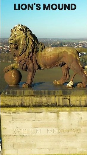 Waterloo Memorial in Belgium #waterloo #memorial #shorts