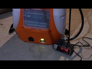 VEVOR 4 Gallon Backpack Sprayer Battery Test 12V 8Ah