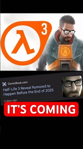 Valve Could Reveal Half-Life 3 Soon