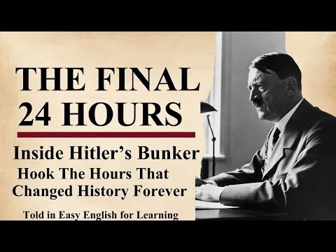 The Final 24 Hours of Adolf Hitler | Inside the Bunker (Easy English Documentary)