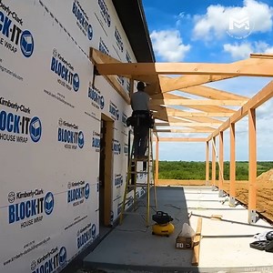 Building a Post and BEAM Porch #porchbuild #barndobuild #barndo #postframe | MR Post Frame