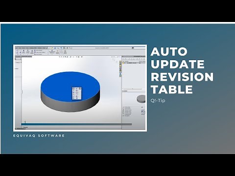 Revision Table auto updating through SOLIDWORKS PDM Transition