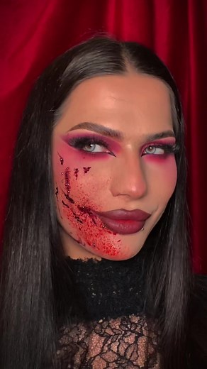 Easy Halloween Makeup Tutorial with Fake Blood for a Bloody Face