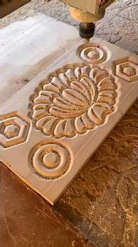 CNC Router in Action | Super Smooth Wood Carving & Satisfying ASMR #CNC #CncRouter #WoodCarving