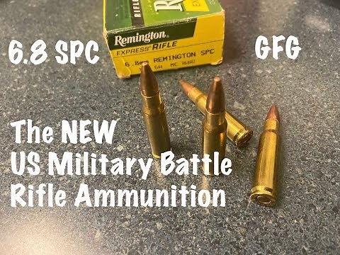 New US Military Battle Rifle Ammo : 6.8 SPC vs 5.56 NATO
