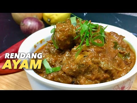 Resepi Rendang Ayam Simple Mudah Dan Sedap | Chicken Rendang Recipe