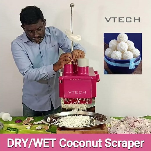Dry Coconut Scraper Machine | Dry Coconut Powder Machine