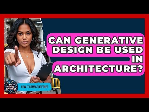 Can Generative Design Be Used In Architecture? - How It Comes Together