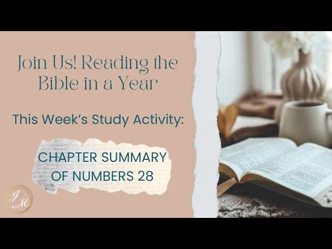 Chapter Summary of Numbers 28