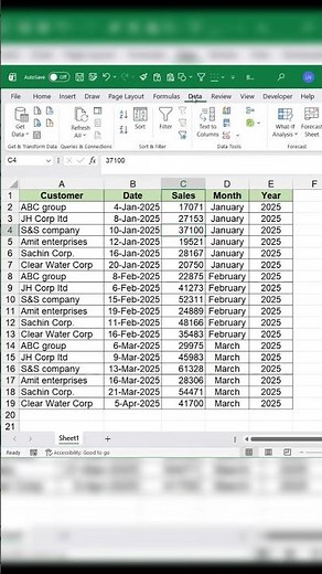 HOW TO ADD FILTER IN EXCEL| FILTER in MS Excel | Advanced Filter in excel, Excel Shortcut| #excel