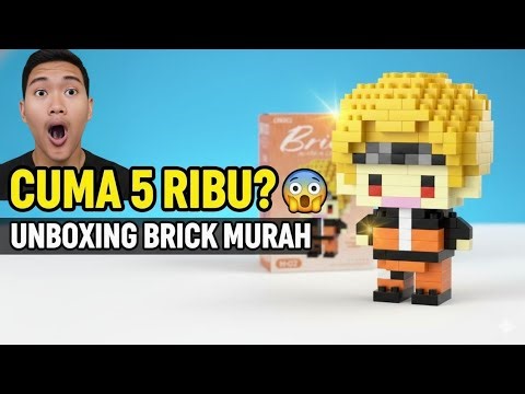 UNBOXING DAN REVIEW MAINAN BRICK PUZZLE MURAH MERIAH - NYESEL BARU COBA SEKARANG