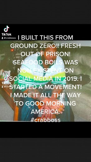 I BECAME KNOWN AS THE CRAB 🦀 BOSS BACK IN 2015. AT THAT TIME SEAFOOD BOILS WAS NOT POPULAR ON SOCIAL MEDIA. I LIT SOCIAL MEDIA ON FIRE WITH MY GORILLA SYLE OF MARKETING AND THE REALNESS AND HONESTY I GAVE TO THE PEOPLE IN MY VIDEOS. PEOPLE WENT CRAZY WONDERING WHO IS THIS GUY SAUCING UP THESE SEAFOOD PLATTERS! TODAY I SEE SO MANY PLACES THAT BOIL SEAFOOD FOOD NOW. SOOO MANY ASAIN OWNED RESTAURANTS THAT HAVE POPPED UP ALL OVER THE COUNTRY TRYING TO IMITATE THE ORIGINAL SOUTHERN CULTURE OF BOILIN