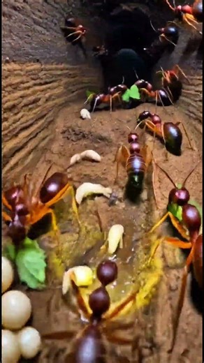 Leafcutter Ant Colony POV – Micro-Camera Study /Mr/ai/grock/online earing/ episode/AntColony/shorts/