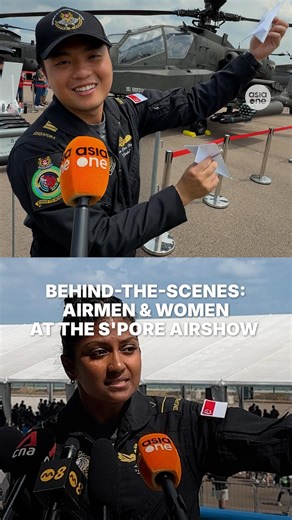 You may have seen their aerial performance in person or from videos on social media. https://asia1.news/3LMTk9A Now, meet the faces behind the Singapore Airshow, including a hilariously serious explanation by the RSAF's Apache helicopter pilot Captain Yew Chee Hao 🤪 #sgnews #Singapore #Military #Airshow #Helicopter #AirForce #SA2026 #SingaporeAirshow2026op | AsiaOne