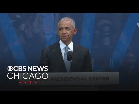 President Barack Obama full speech at presidential center opening in Chicago