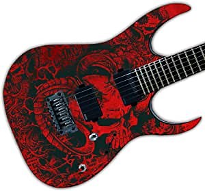 Guitar, Bass Custom Wrap Laminated Vinyl Decal Sticker Death Metal GS91