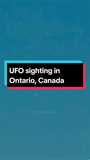 UFO Sighting in Hamilton, Ontario - 2018