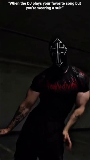 The Viral Cross Mask Dancer | Dark Aesthetic Fitness Routine | Music: 'Monologue' Remix