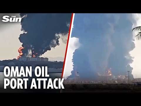 Oil plant in Oman's Salalah port hit by huge explosion during drone strikes