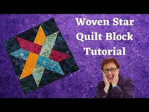 Woven Star Quilt Block Tutorial