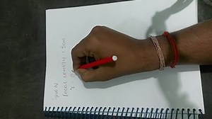 Figure shows a thin converging lens for which the focal length ... | Filo