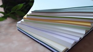 Stack Colored Cardboard Creating Envelopes On : vidéo de stock (100 % libre de droit) 1070988034 | Shutterstock