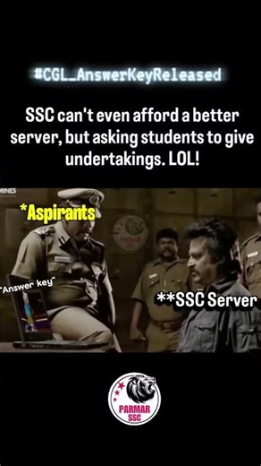 meme by @parmarssc #sscreform #ssccourt #anskey #shorts #ssc #cgl