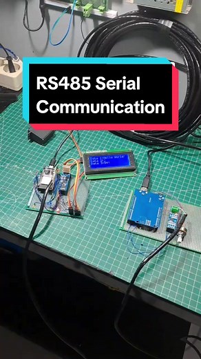 Komunikasi serial jarak jauh Arduino dengan ESP32 dengan RS485 @PCBWay #pcbway #rs485 #rs485modbus #arduino #esp32 #serialcommunication #arduinoideas #tugasakhir #tugaskuliah #tugasmahasiswa #idrusproject #golitestore #elektronika #iot #internetofthings