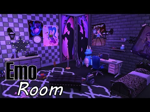 The Sims 4: Speed Build | Emo Bedroom