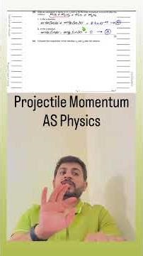 Projectile momentum | AS Physics | Complete video on my insta