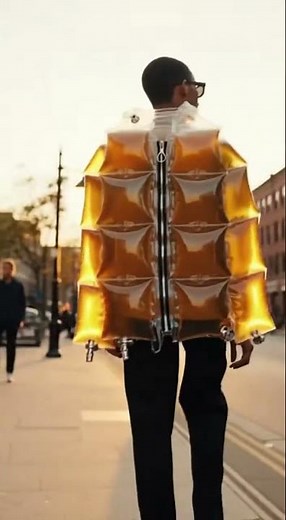 Wearing a Jacket Filled With BEER!