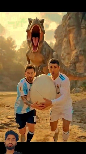 Ronaldo Saved Messi From a Dinosaur 🦖