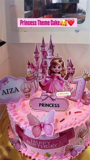 "This princess cake is actually too pretty to eat! 👑✨ Would you slice this? #PrincessCake #trending