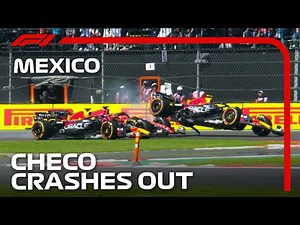 Checo Crashes Out At The First Corner! | 2023 Mexico City Grand Prix