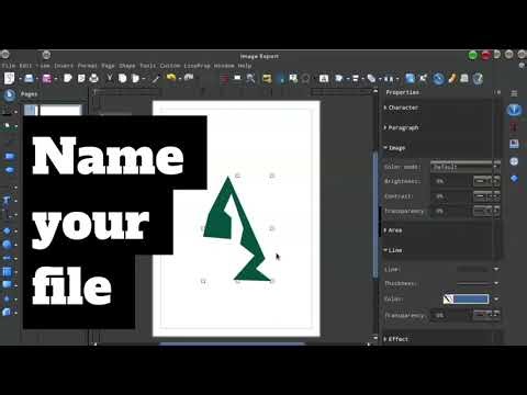 Convert and save vector drawing on Libreoffice Draw and Impress