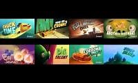 Mix of 8 videos from youtube : All Angry Birds Toons Season 1 Part 1