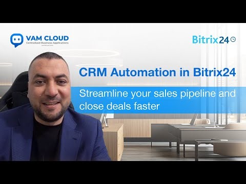 CRM Automation in Bitrix24... Streamline your sales pipeline and close deals faster.