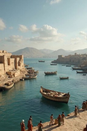 2.2K views · 49 reactions | Life in Ancient Carthage 800 BC as imagined by AI Discover how Carthage rose from a Phoenician colony to a Mediterranean superpower. From its bustling ports and markets to its famous purple dye industry, explore daily life in this wealthy trading empire before its destruction by Rome in 146 BC. | The History Page | Facebook