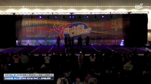 Davis Allstar Gym Inc - Dream [2025 L2 Junior - Flex - D2 Day 1] 2025 Spirit Cheer Dance Grand Nationals & Cheer Nationals