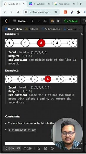 Leetcode 876 : Middle of Linked List