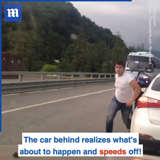 Karma is even more enjoyable when it's instant 😂👏 via ViralHog | Daily Mail Video