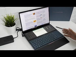 Asus Zenbook Pro Duo Laptop Overview It has 2 Screens!