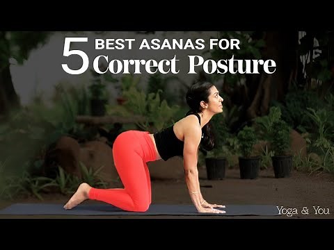 5 Best Asanas For Correct Posture | Posture Correction Exercises | Posture Stretches | Trikonasana