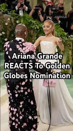 Ariana Grande Reacts To ‘Wicked’ Golden Globes Nomination With Costar Cynthia Erivo