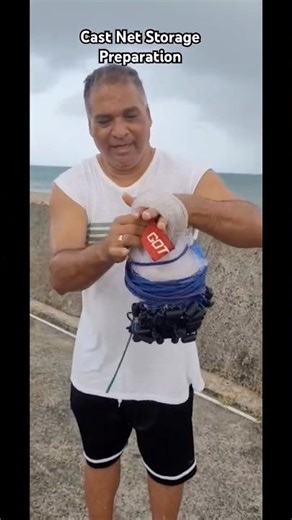 Cast Net Storage Preparation